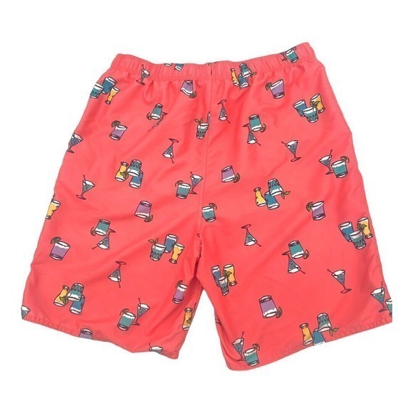 True Nation Cocktail Graphics Size XLT Polyester Men’s Shorts Swim Trunks Lined - Picture 3 of 7